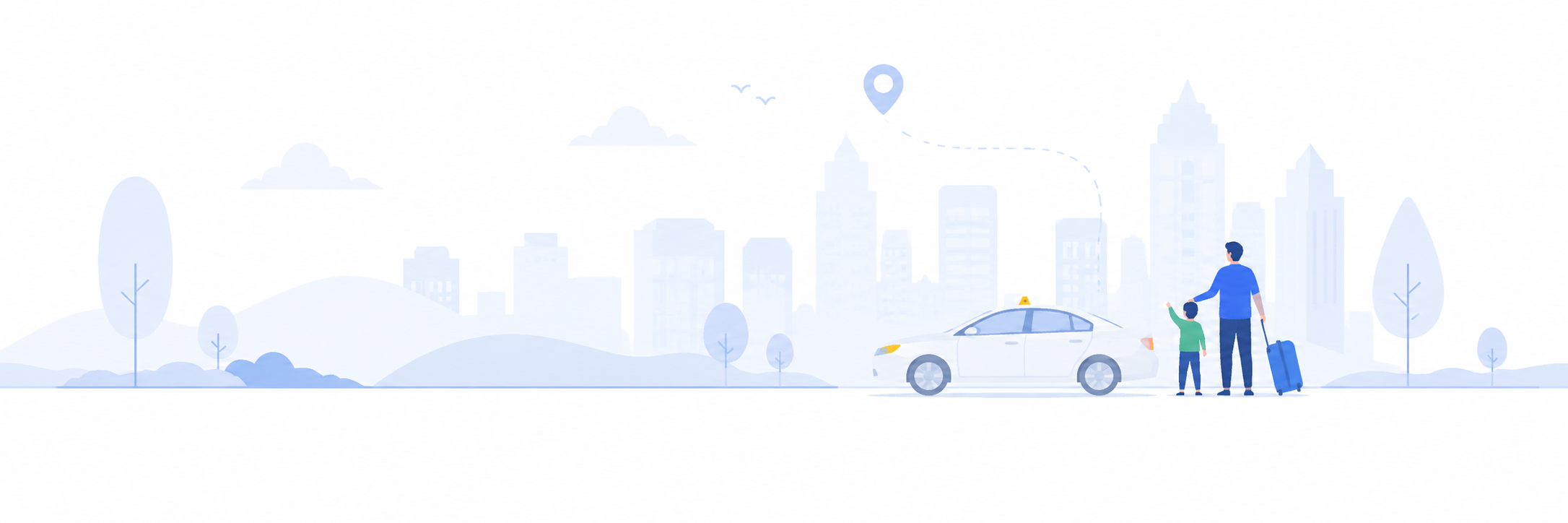 Taxi tour illustration — Madurai tour packages
